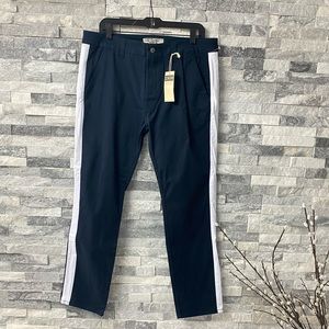 NWT Chor navy blue chino pants size 36